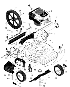 Part Location Diagram of 672606A Murray Adjuster, Right Height